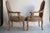Wood Early 20th Century Pair Walnut French Louis XV Style Faux Bois Chairs For Sale - Image 7 of 13