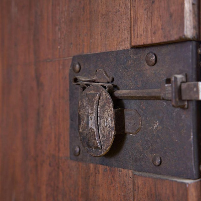 Antique Pantry Cabinet in Walnut Wood For Sale - Image 14 of 18