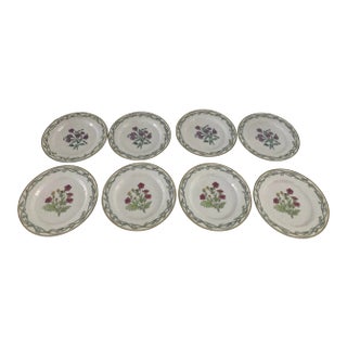 Dansk Tivoli Gardens Set of Eight Plates Japan For Sale