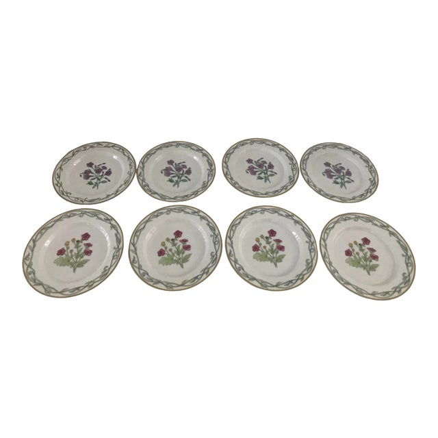 Dansk Tivoli Gardens Set of Eight Plates Japan For Sale