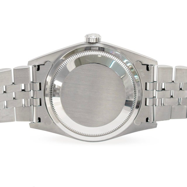 Early 21st Century Rolex Datejust 36mm 16234 White Jubilee Computer Dial 18k White Gold Steel Watch For Sale - Image 5 of 8