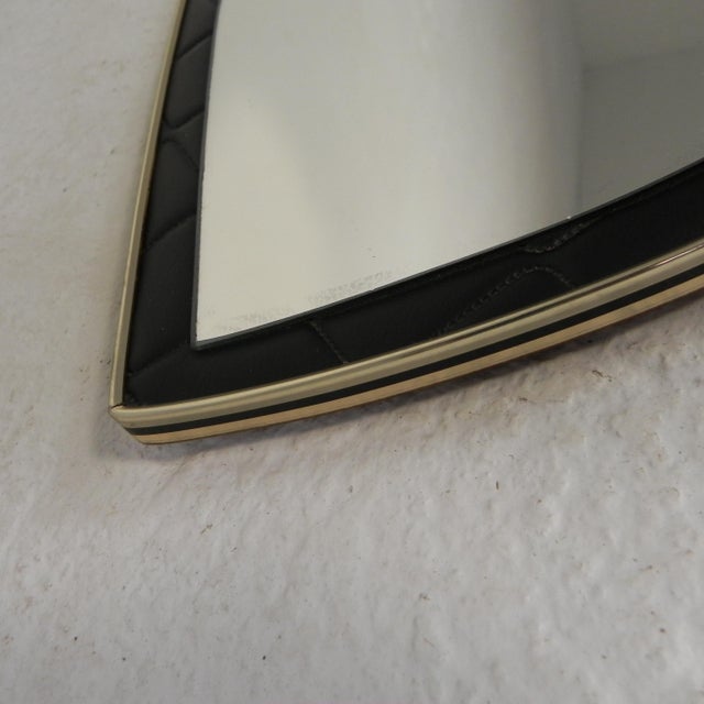 Vintage Mirror with Organic Shape, 1950s For Sale - Image 9 of 10