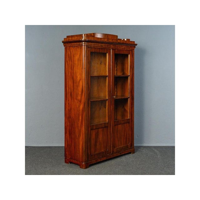 Biedermeier Mahogany Bookcase, 1840s For Sale - Image 16 of 16