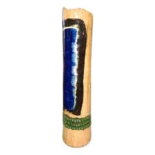 Large Glazed Stoneware Vase by Haut 49, 1960s For Sale