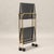 Gold Vintage Foldable Serving Cart in Metal, Italy, 1980s For Sale - Image 8 of 9
