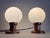 Beautiful matching pair of vintage table lamps manufactured by kaj in dol pri hrastniku, slovenia, former yugoslavia. the...