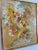 Late 20th Century Late 20th Century Mid-Century Modern Abstract Floral Mixed Media Collage Painting by Sylvia Knopping — Framed For Sale - Image 5 of 9