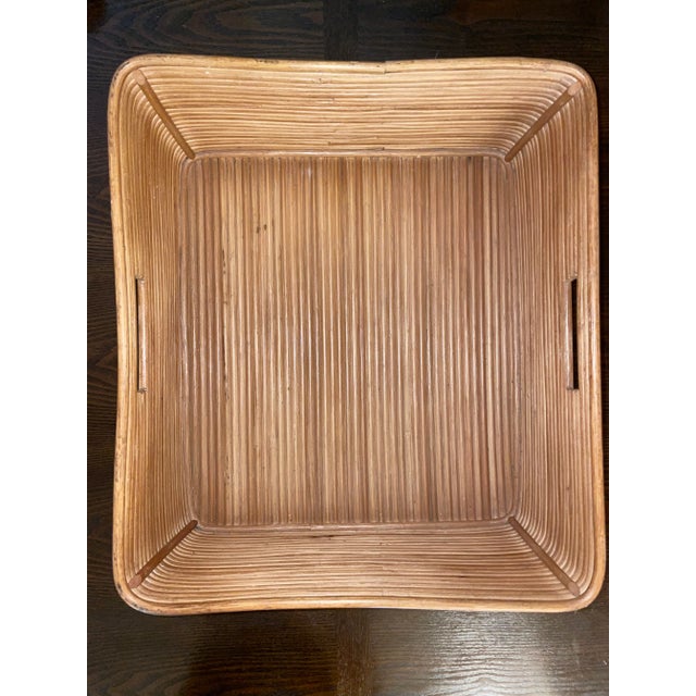 Fantastic storage basket worthy of showcasing. Large enough for books, shoes or even a cat bed. Put under a coffee table...