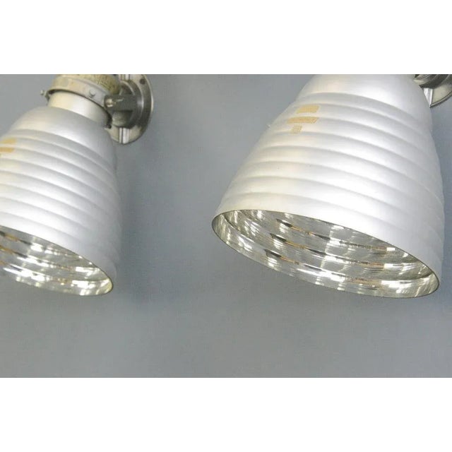 Peter Behrens Mercury Glass Wall Light from Zeiss Ikon, 1930s For Sale - Image 4 of 14