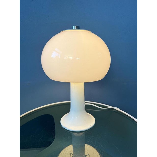 Mid-Century Space Age Mushroom Table Lamp from Herda For Sale - Image 5 of 11