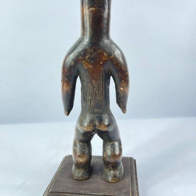 Wood Early 20th Century Dan Figural Spoon on Custom Base Cote d'Ivoire For Sale - Image 7 of 9