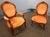 Late 18th Century French Rococo Revival "Gentleman and Lady's" Chairs For Sale - Image 4 of 16