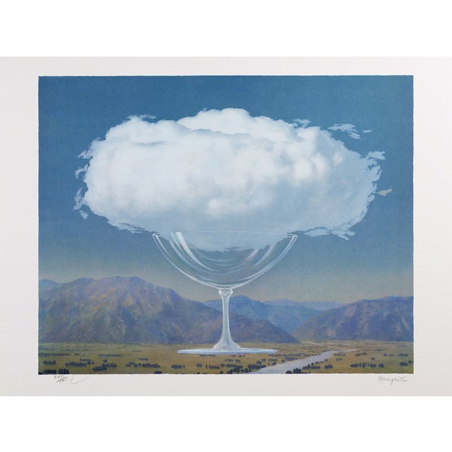 René Magritte, The Sensitive Cord, Lithograph For Sale