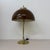 Vintage Mushroom Table Lamp with Gold Metal Base, 1970s For Sale - Image 11 of 18