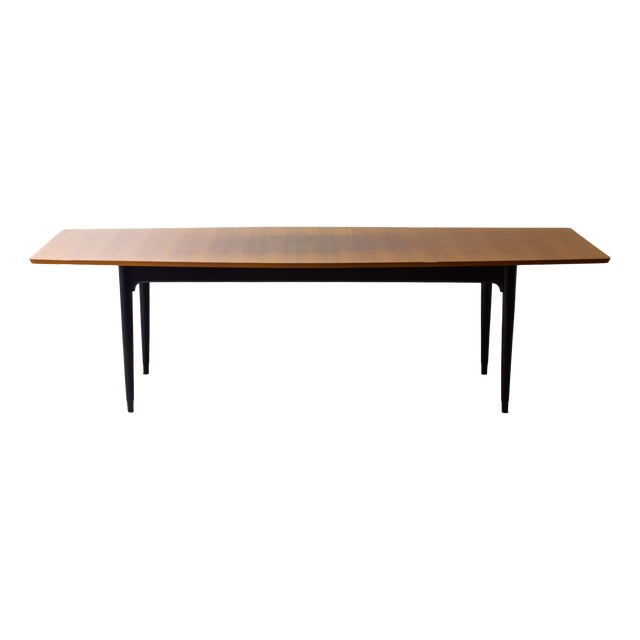 Mid-Century Rounded Dining Table, 1960s For Sale
