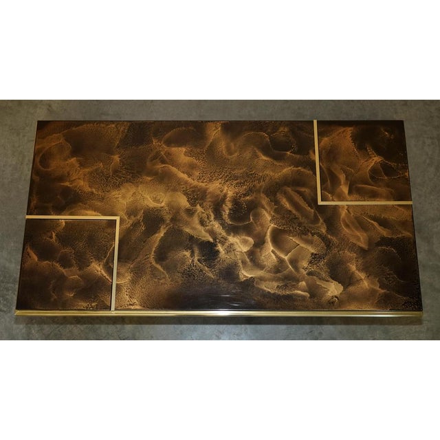 Mid-Century Modern Lacquered Coffee Table For Sale - Image 3 of 17