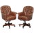 Brown Leather Chesterfield Captain's Armchair For Sale - Image 14 of 14