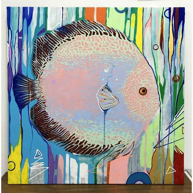 Alessandro Filetti, Pesce, Painting, 2013 For Sale - Image 8 of 8