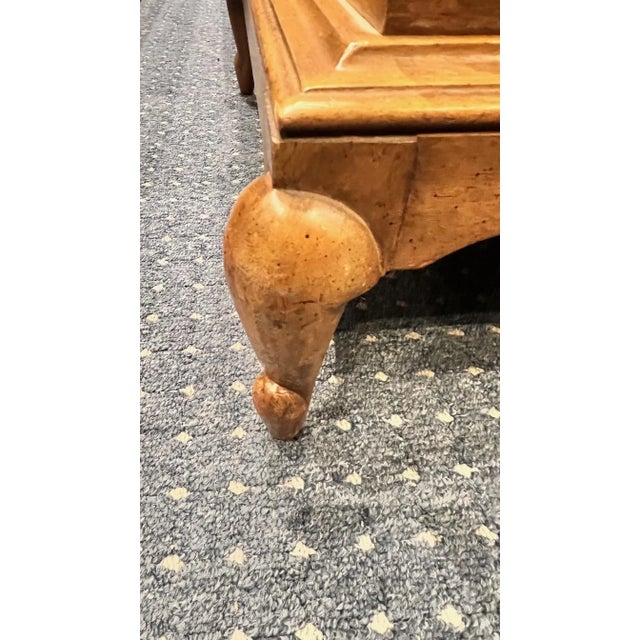 1970s Mastercraft Burlwood 9-Drawer Dresser W/ Brass Ring Pulls For Sale - Image 11 of 12