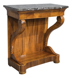 Antique Walnut Console Table, 1880