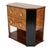 Art Deco Chest of Drawers with Cube Maquetry and Hand-Polished Shellac, 1930s For Sale - Image 4 of 9