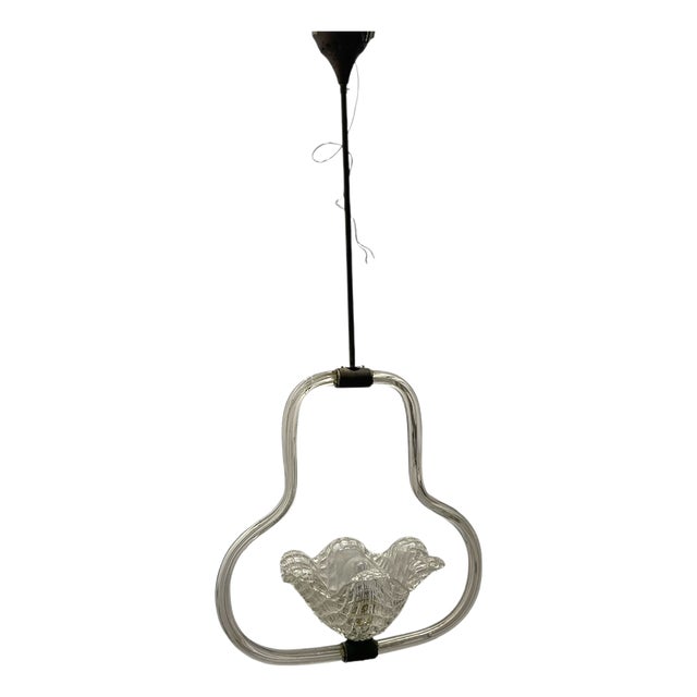 Murano Glass Light Pendant by Ercole Barovier, 1940s For Sale