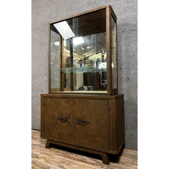 1930s Art Deco Bookcase in Lacquered Wood, 1930s For Sale - Image 5 of 6