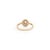 Pink Sapphire & Baguette Diamond Vintage Ring in 14k Yellow Gold Size 8 For Sale - Image 10 of 15
