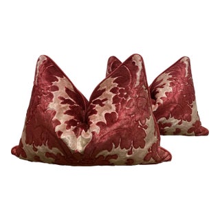 Vintage Re-Designed and Hand-Engineered Pillow Covers - a Pair For Sale