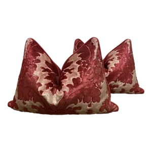 Vintage Re-Designed and Hand-Engineered Pillow Covers - a Pair