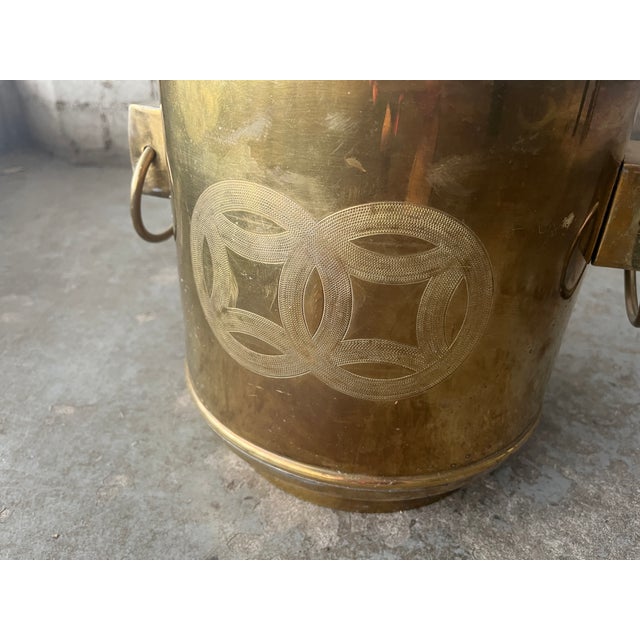 Metal 1970s Regency Hollywood Champagne Chiller/ Planter For Sale - Image 7 of 9