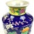 1950s 1950’s Vintage Japan Double Peacock Cobalt Hand Painted Vase For Sale - Image 5 of 13
