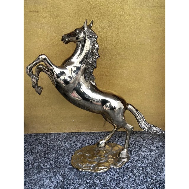 1950s Mid Century Brass Horse, Italy, 1950s For Sale - Image 5 of 14