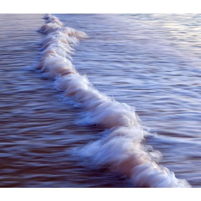 Evening Ghost Wave - Photograph by George Diebold - Plexiglas Laminated - Island of Kauai, Hawaii For Sale