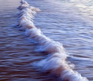 Evening Ghost Wave - Photograph by George Diebold - Plexiglas Laminated - Island of Kauai, Hawaii