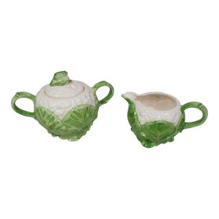 1970s Fitz & Floyd Sugar and Creamer - 2 Pc For Sale