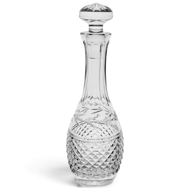 Waterford Crystal Late 20th Century Waterford Glandore Irish Crystal Decanter With Original Stopper For Sale - Image 4 of 12