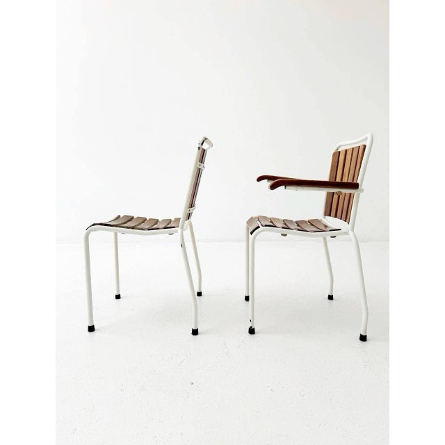 Vintage Bigla Garden Chairs from Bigla, 1940s, Set of 2 For Sale - Image 3 of 9