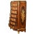 This French Style Mahogany 7 Drawer Chest of Drawers features a classic design with satinwood inlay and brass handles,...