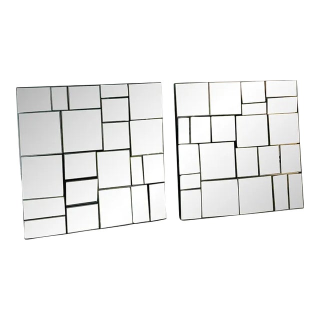 Early 21st Century Modern Neal Small Style Mirrors - A Pair For Sale