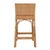 Wood Serienna 24.5 in. Seat Height Rectangular Rattan Low Back Counter Stool, Natural Rattan For Sale - Image 7 of 10