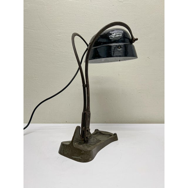 Art Nouveau Industrial German Table Lamp, Reinlicht, 1918 For Sale - Image 14 of 18