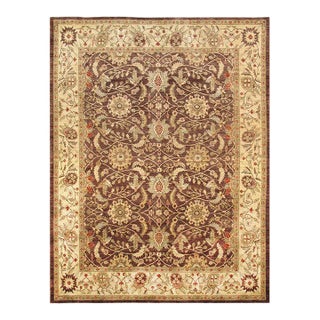 Pasargad Home Ferehan Lamb's Wool Area Rug, 8' 0" X 10' 5", Brown For Sale
