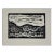 1980s Mountain Landscape Miniature Linocut For Sale