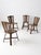 Mid-Century Folk Wood Dining Chairs Set of 4 For Sale - Image 6 of 17