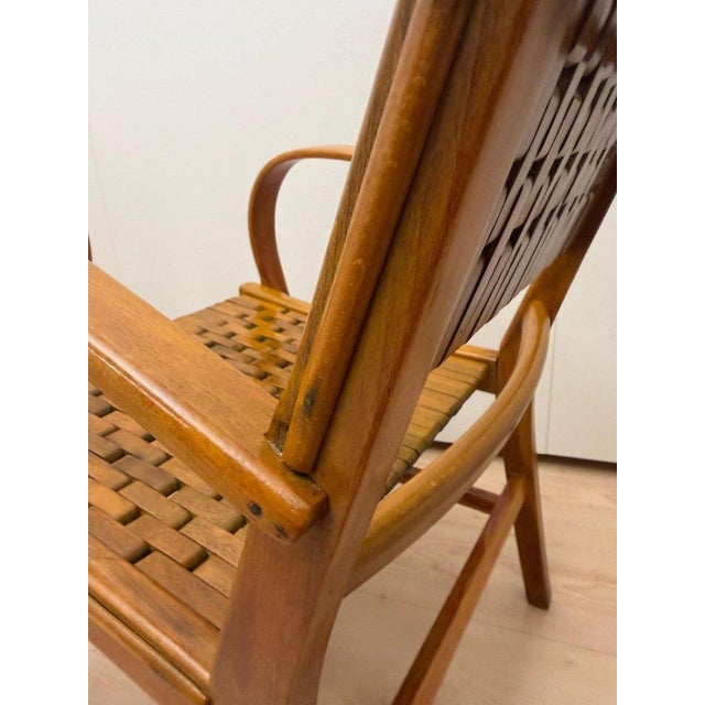 Gelenka Armchairs in Solid Beech Wood, Germany, 1950, Set of 2 For Sale - Image 14 of 18