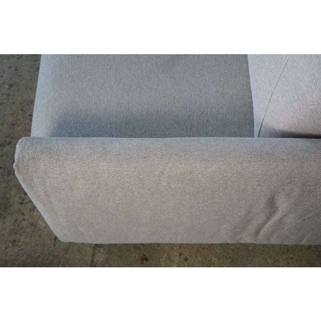 Late 20th Century Mattia Sleeper Sofa Tufted Light Beige Fabric Italian Convertible Sofa Bed 76" For Sale - Image 12 of 12