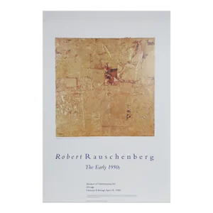 The Early 1950's, Untitled Gold Painting, Robert Rauschenberg Poster