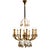 1950's Italian Crystal Chandelier by Oscar Tolasco for Lumi Milano For Sale