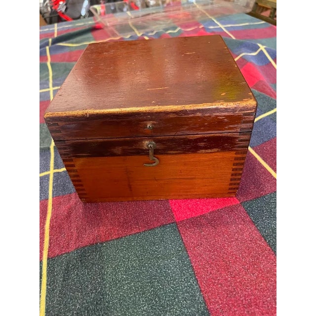 Vintage Wilcox Crittenden Nautical Gimbal Compass in Original Wood Box.